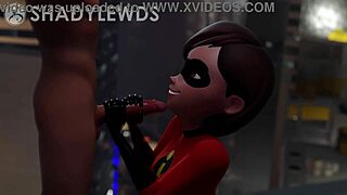 helen parr on rooftop