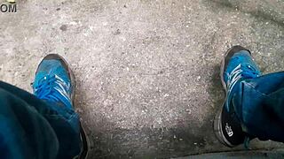 gay brazilian man masturbates alone in the forest