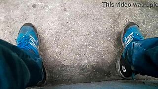 gay brazilian man masturbates alone in the forest