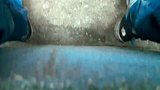 gay brazilian man masturbates alone in the forest