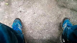 gay brazilian man masturbates alone in the forest