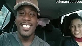 feeling intense pleasure from karen oliver's grateful blowjob after giving her a ride