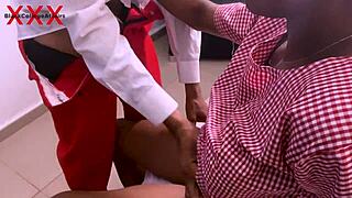 Horny Student Bangs New Slutty Classmate Hard