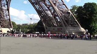 Cute Girl Fucked By Two Guys Big Dicks Public Eiffel Tower