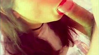 This Latina whore gives an epic blowjob to her man. She ends with a messy facial from MinnieSoulDays.