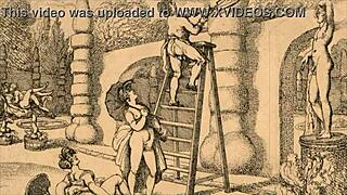 Detailed Vintage Erotic Drawings from Antique Comics