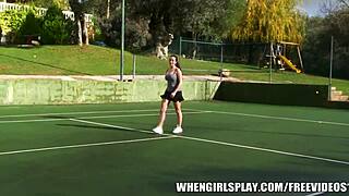 Taylor Vixen shares her wild fuck with a tennis redhead
