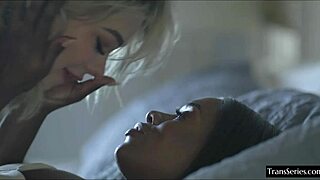 Beautiful Shemale Drills Black Girl in Tight Ass