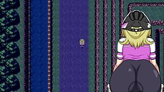 Blonde loses her virginity in the dark night. FLASH CYCLING Parte 4 shocks!