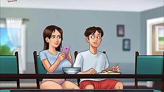 i explore summertime saga episode 184 in this cartoon game adventure