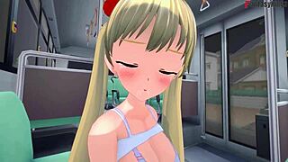 Airi Akizuki Sucking Dick On The Bus!