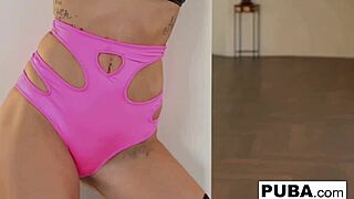 claudia discovers brookes big tits and ass in beautiful nude lesbian oral scene