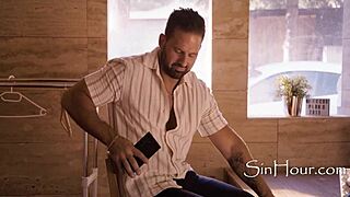 Rough Anal Fucking on Sofa with Lorenzo Viota and Melanie Tucker