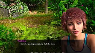 audrey and john watch couple having sex, she gives handjob in dusklight manor