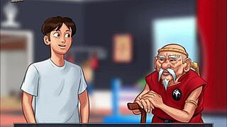 i explore summertime saga episode 184 in this cartoon game adventure
