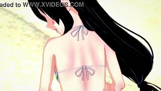 i-i wanna do it with tsuyu froppy on the beach in her hot swimsuit