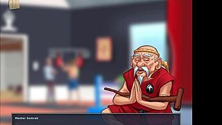 i explore summertime saga episode 184 in this cartoon game adventure