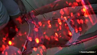 Horny slut mounts her tight pussy on a big thick dick