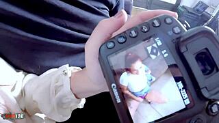 Hey, chubby latina teen, show your redhead friend how to masturbate in this casting.