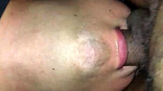 Intense bareback blowjob for cum