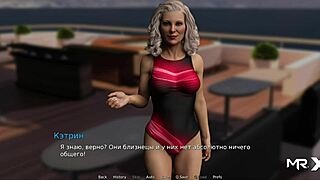 Incredible bikini girl pickup in hentai cartoon waterworld game episode 11!