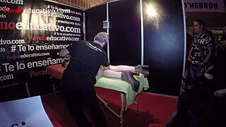 erotic massage turns steamy with Ana Marco