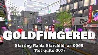 Goldfingered Anal Bondage Voyeur