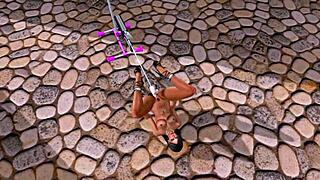 Goldfingered Anal Bondage Voyeur