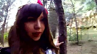 ihc32 explores forest public couple outdoor