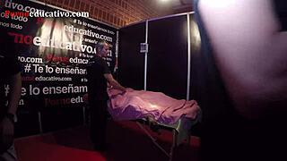 erotic massage turns steamy with Ana Marco