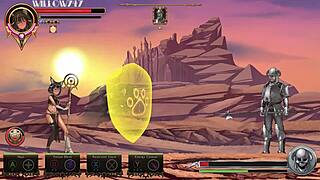 Hentai game with Estella in explicit scenes