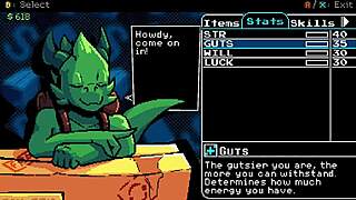 This 8-bit gay furry game features ass licking and blowjobs in madness.