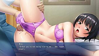 فتاة عادية مربوطة في هينتاي إصبع طيز وعقاب