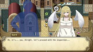 Lethargic angel engages in outdoor hentai blowbang and bukkake part 1