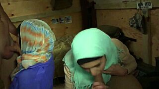 Teen sneaks into attic for secret pussy operation run