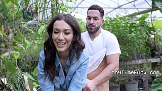 Teen 18+ Group Fantasy: Free Use By The Ficus In Intense 3Some Fucking.