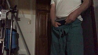 Gay men rub each other intensely!