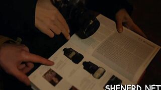 compliant nerd in a steamy scene