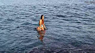 Anaduro12 getting wild on the beach with amateurs