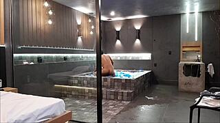 Relaxing in the bathtub led to wild fun