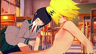 Boku No Hero Hentai - Jiro Kyoka Blowjob Boobjob 2