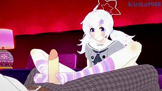 i watch mikamo neru and uzawa reisa in bunny outfits having intense sex in blue archive hentai