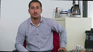 gay guy earns bonus with first dp sex