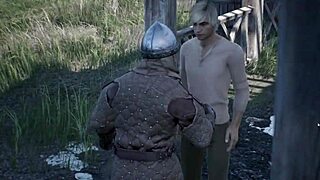 i feel bernadette getting all guards' cocks stripped.