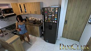 Colombian Latina Deepthroats Hardcore Blowjob as Rappi Surprise