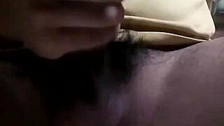 Young man experiences intense arousal and release in private