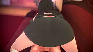 Nerissa Ravencroft Rides Hard in Hentai POV Action