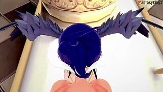 Albedo Gets Fucked in Free POV Hentai Fantasy Scene