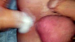 Enjoying my toy in my ass