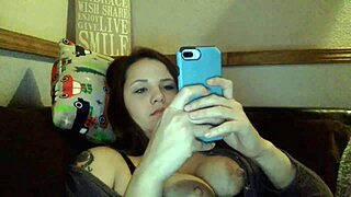 young milf with big tits and chubby curves teases in seductive poses